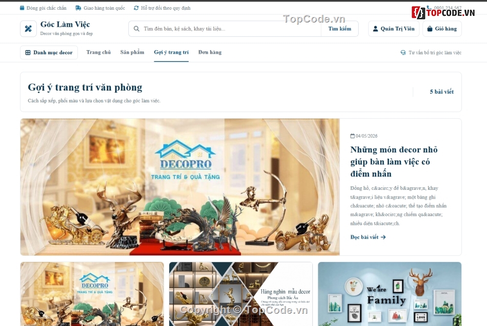 bán,decor,web decor